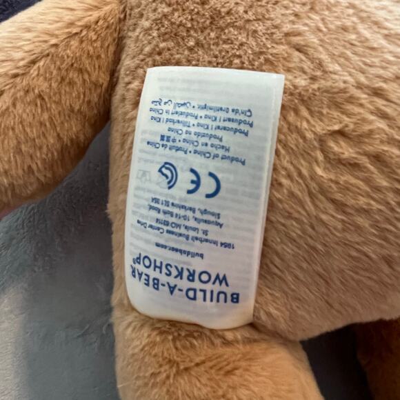 Build A Bear Workshop Brown Pink Kabu Pawlette Bunny 2018 Retired 17 inch Plush - Picture 4 of 9